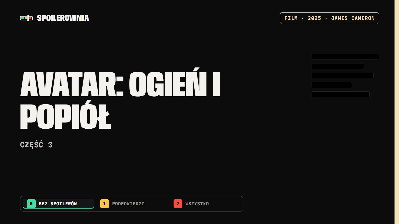 Avatar: Ogień i popiół - okładka Spoilerowni
